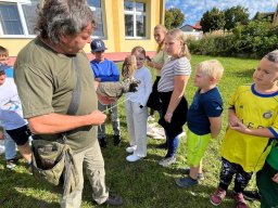 Ukázka výcviku dravců